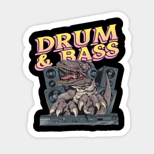 DRUM & BASS (dino dj) Sticker